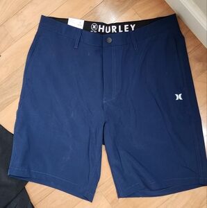 NWT Hurley Men's Hybrid walk short Navy, Size 34